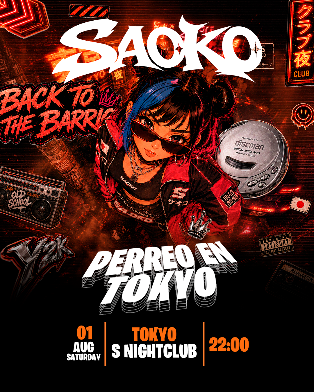 Tokyo - Saturday, August 1st - S Nightclub Shibuya - saoko